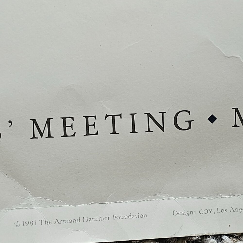 Armand Hammer Collection 1986 Shareholders Meeting Poster Gustave Moreau Salome - Picture 6 of 9